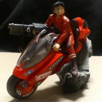 金田とバイク
